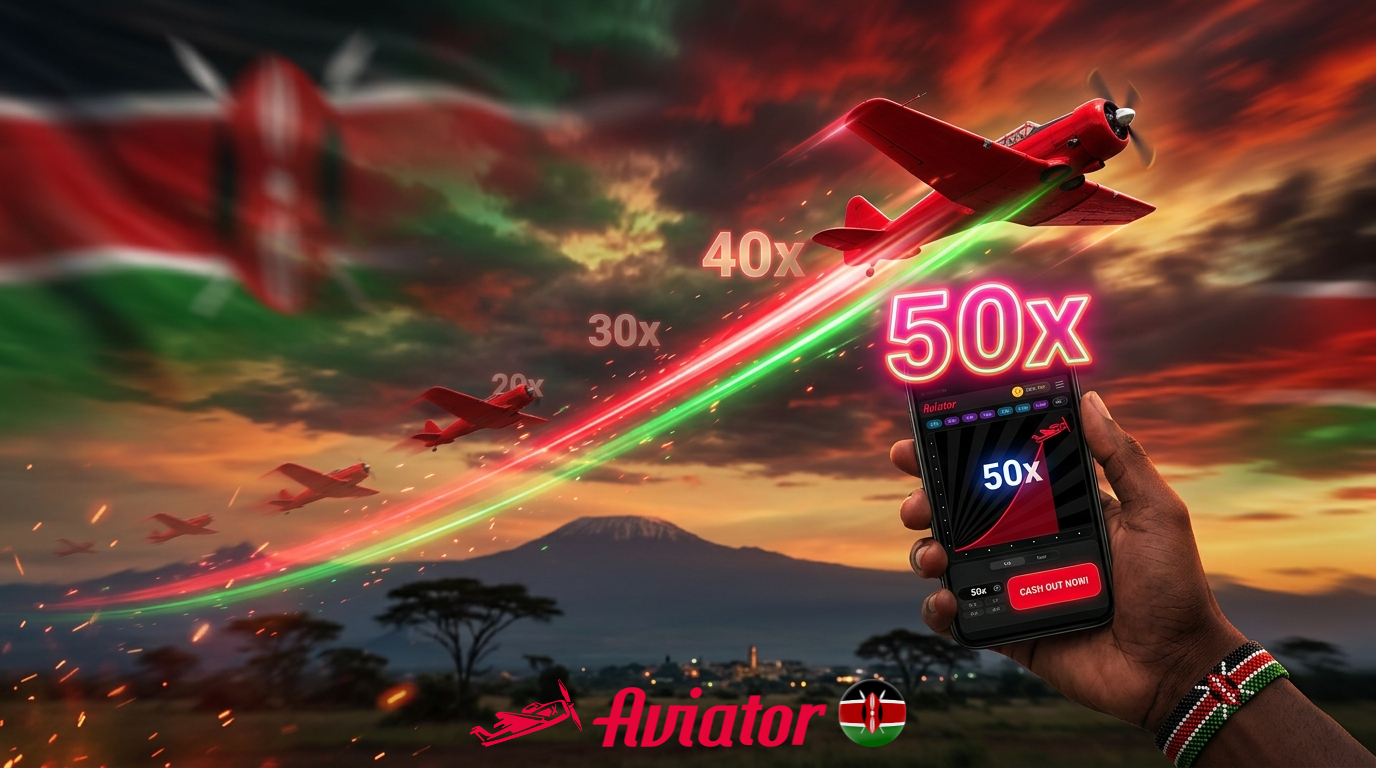 The online game Aviator is one of the most popular casino games in Kenya